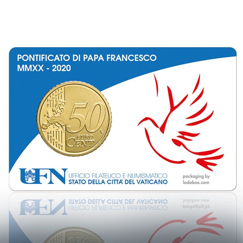 VATICANO 2020 Stamp&Coin Card N° 32-33-34-35: Po