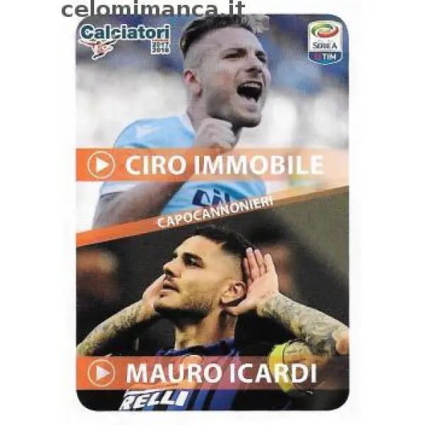 C23 Ciro Immobile Mauro Icardi Capocannonieri RC Collezionismo