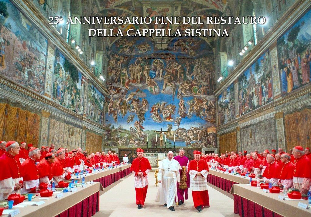 VATICANO 2019 25° del restauro della Cappella Si