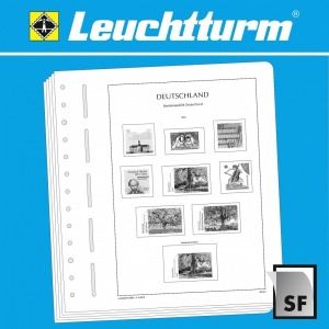 LEUCHTTURM - Germania Federale fogli da 15 caselle per automatici Klussendorf - Con taschine