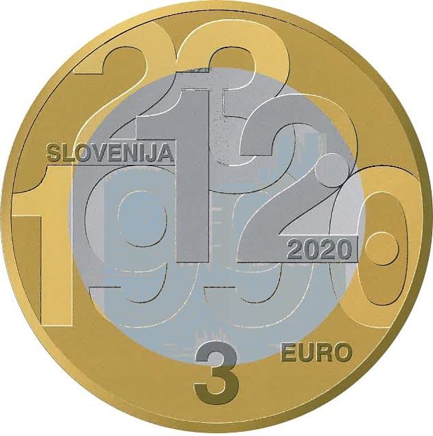 Monete Euro Monete 3 Euro Bimetalliche Slovenia >