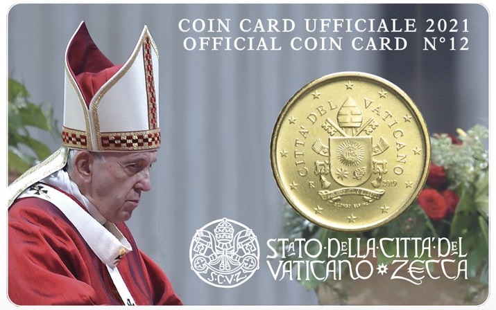 PONTIFICATO DI PAPA FRANCESCO - MONETA COMMEMORATIVA 2 EURO 2019