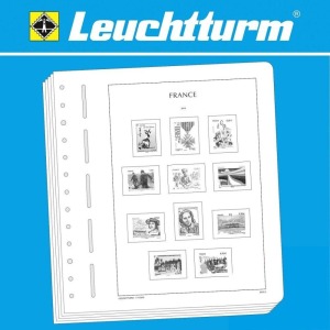 LEUCHTTURM - Francia Pagine per Libretti Journée du Timbre 186x72 mm - Con taschine