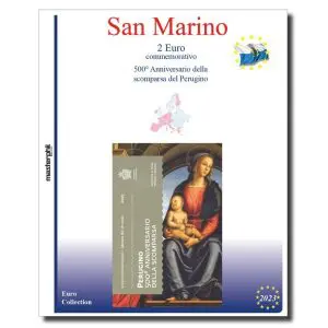 San Marino 2€ 2023 Perugino in blister – Timoleonte Collezioni