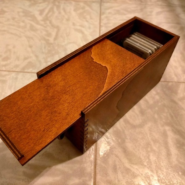 Box in legno impilabile per monete certificate in slabs 3