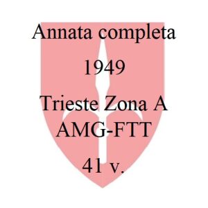 1949 Annata completa 41 v. Trieste A