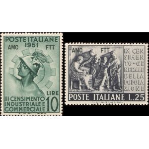 1951 3° censimento industriale e commerciale 2 v. Trieste A