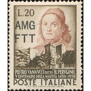 1951 500° della nascita di Pietro Vannucci detto il Perugino 1 v. Trieste A