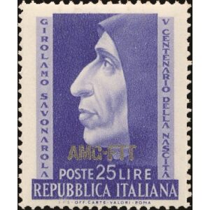 1952 500° della nascita di Fra Girolamo Savonarola 1 v. Trieste A