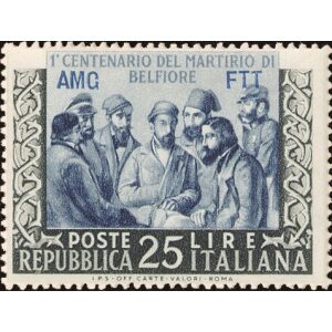 1953 100° del martirio di Belfiore 1 v. Trieste A