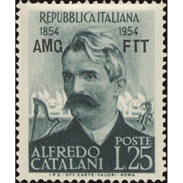 1954 100° della nascita di Alfredo Catalani 1 v. Trieste A