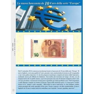 ABAFIL - Foglio €URO PAPER MONEY per la nuova banconota da 10 € 2014