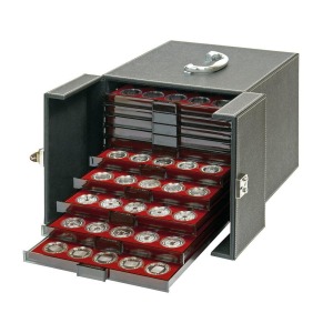 LINDNER - Valigetta-cassetta NERA MB 10 per 10 box, vuota